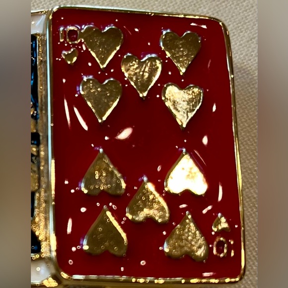 Vintage MIMI Di N “Playing Cards” Belt Buckle, NWT - Picture 4 of 16